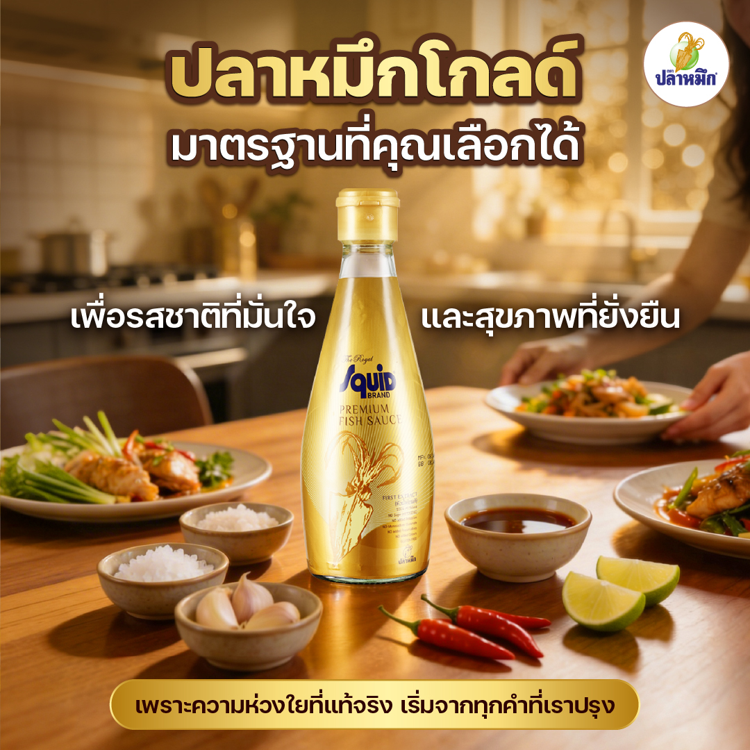 Garlic Fried Pork Recipe The secret to a superior level of deliciousness lies in selecting high-quality key ingredients like Squid Brand Gold Label. It is the heart of this dish, ensuring the Garlic Fried Pork is heart-warmingly mellow and flavorful. After all, fish sauce isn't just a seasoning for saltiness; it is the ingredient that delivers a true sense of Umami.