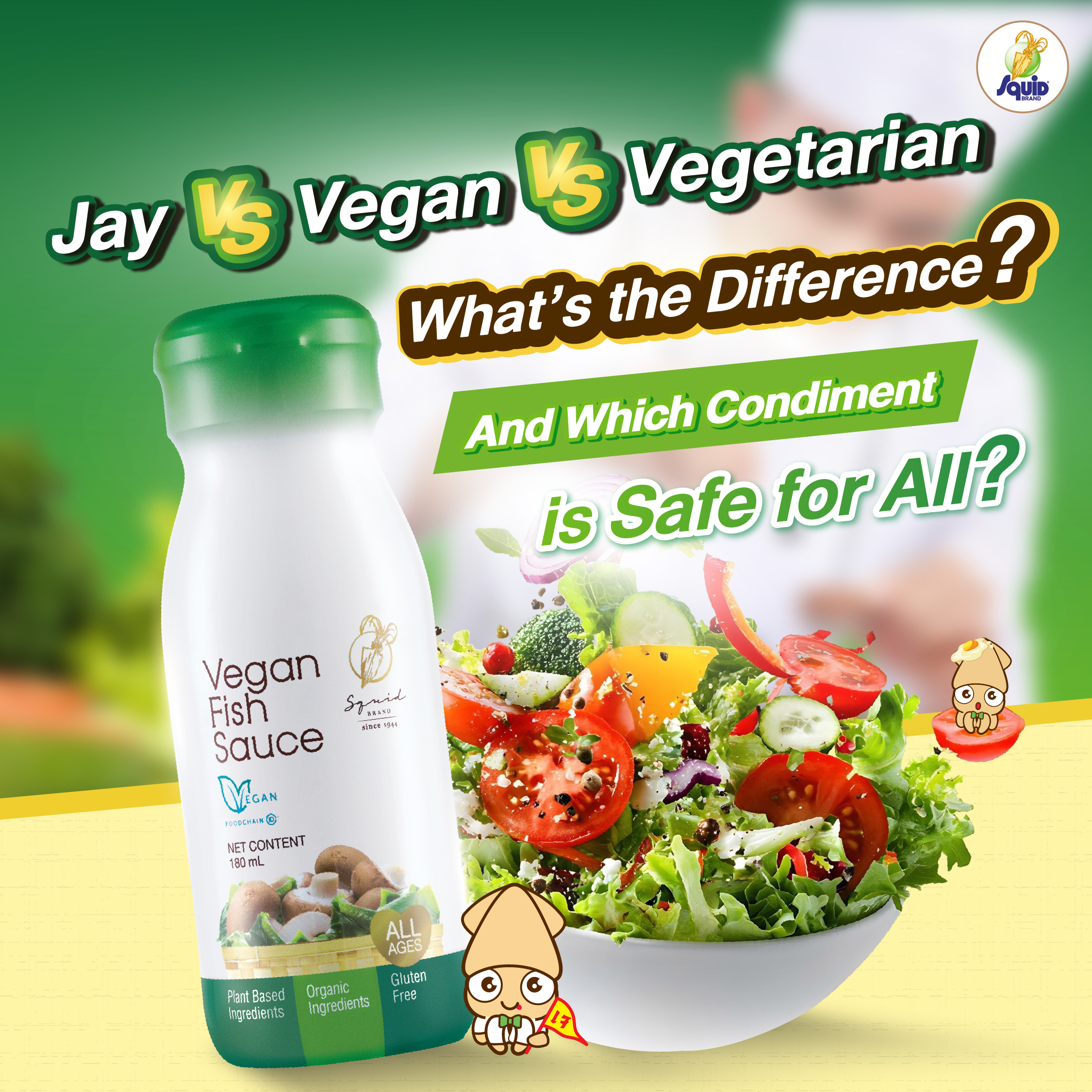 J-Food vs Vegan vs Vegetarian: What’s the Difference? And Which Seasoning Can Every Group Safely Enjoy?