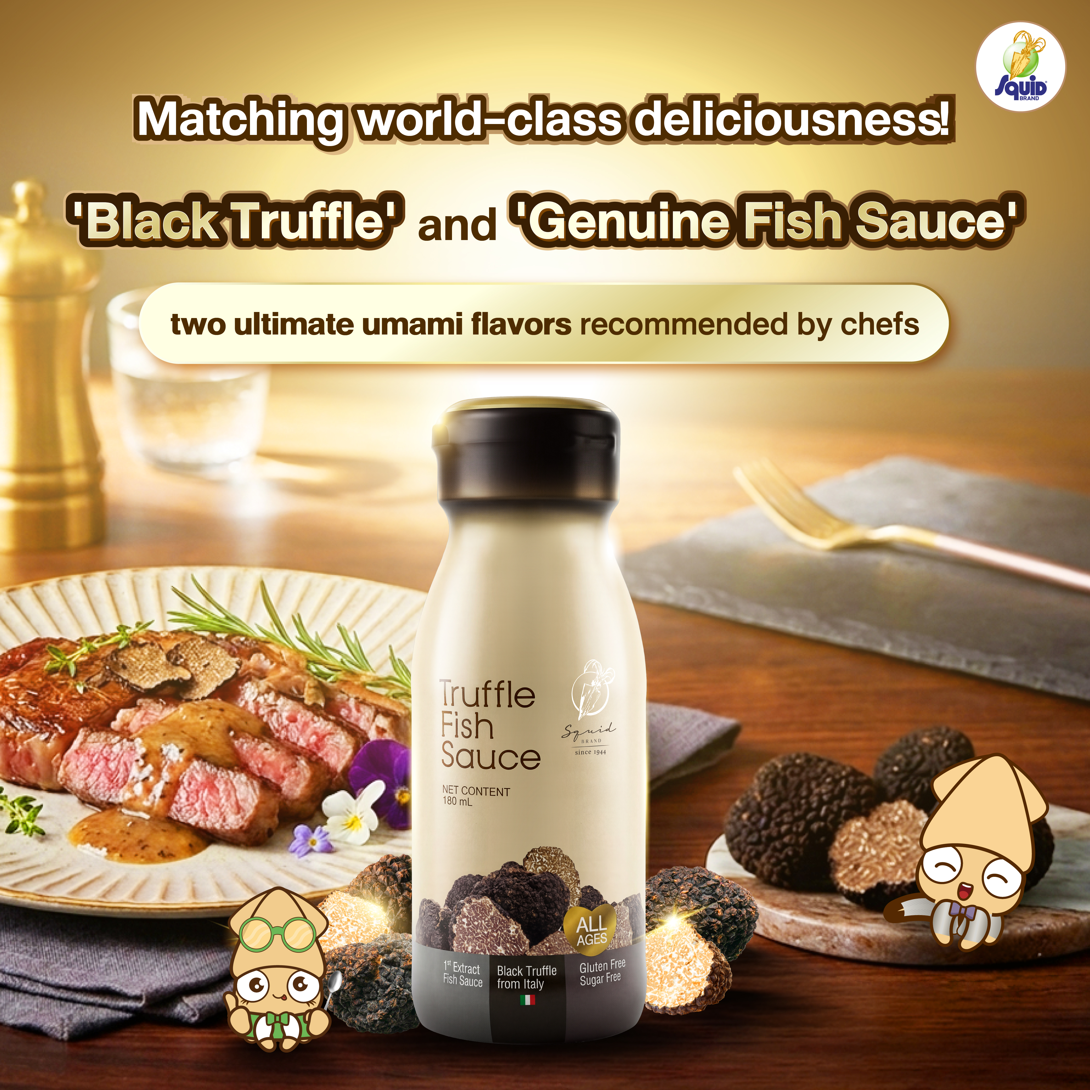 A World-Class Umami Pairing: Pure Italian Black Truffle Meets Naturally Fermented Fish Sauce – A Chef-Recommended Flavor Combination