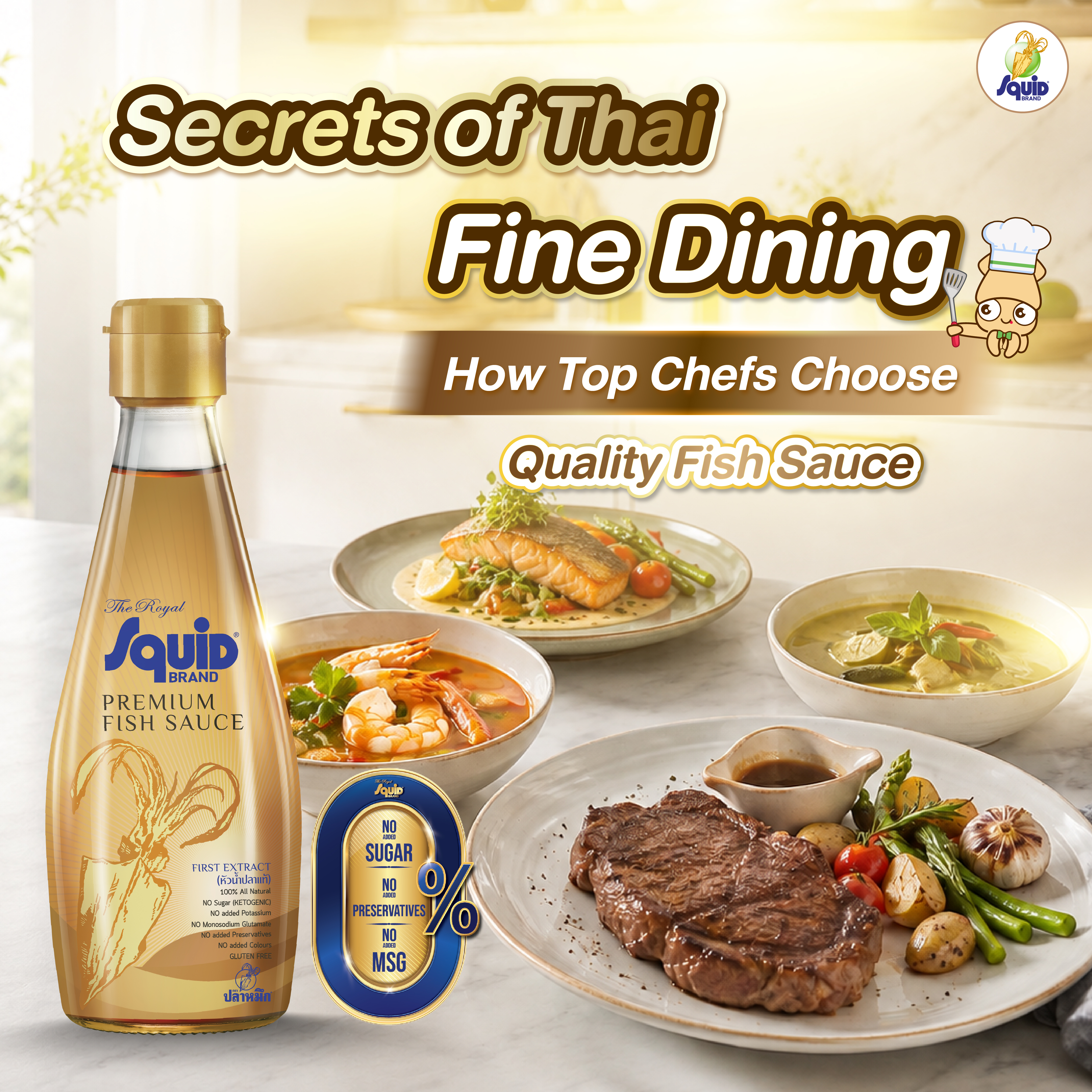 Thai Fine Dining: What Kind of Fish Sauce Do Chefs Use?